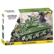 Klocki - COBI 2570 Historical Collection WWII Amerykański czołg średni M4A3 Sherman 852 klocki - miniaturka - grafika 1