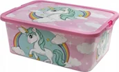 Pojemniki na zabawki - Stor Pudełko na zabawki drobiazgi do przechowywania Jednorożec 13 Litrów - miniaturka - grafika 1