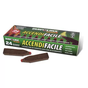 Diavolina podpałka do grilla i kominka 24szt - Akcesoria do grilla - miniaturka - grafika 1