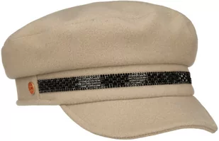 Czapka Newsboy Damski Kendy by Mayser, jasnobeżowy, L (59-60 cm) - Czapki dla dzieci - miniaturka - grafika 1