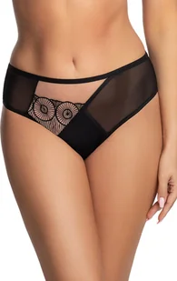 Gorsenia Gorsenia K685 Lara czarny S Majtki brazyliany - Majtki damskie - miniaturka - grafika 1