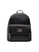 Plecaki - Calvin Klein Plecak Re-Lock Backpack W/Pocket Pbl K60K609428 Czarny - miniaturka - grafika 1