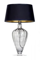 Lampy stojące - 4concepts Lampa stołowa BRISTOL TRANSPARENT BLACK L046311514 - miniaturka - grafika 1