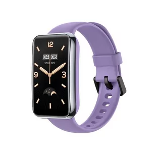 Zamienna Silikonowa Opaska Pasek Do Xiaomi Mi Band 7 Pro Lawendowy - Akcesoria do smartwatchy - miniaturka - grafika 1