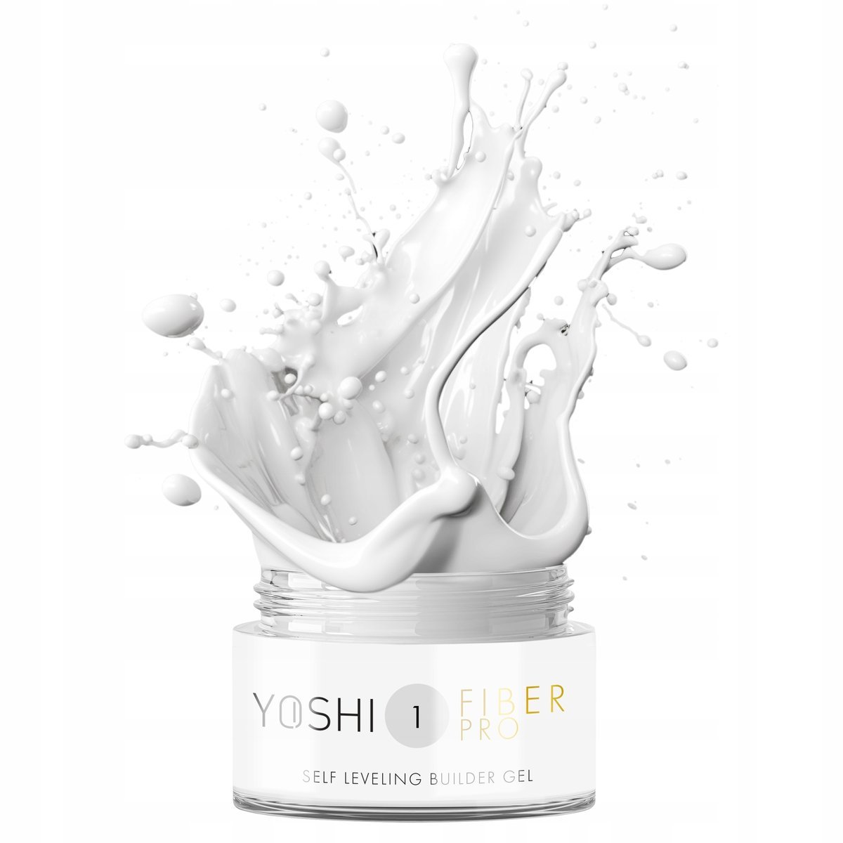 YOSHI Żel Budujący do paznokci UV LED przezroczysty FIBER PRO No 1 15ml