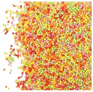 POSYPKA CUKROWA na tort MACZKI KOLOROWE dekoracje URODZINY ozdoby mix 25g - Dodatki do ciast w proszku - miniaturka - grafika 1