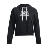 Bluzy damskie - Bluza sportowa damska Under Armour Essential Script z kapturem - miniaturka - grafika 1