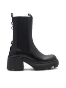 Botki damskie - Badura Botki TAL-02 Czarny - miniaturka - grafika 1