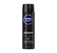 Dezodoranty i antyperspiranty męskie - Nivea Dezodorant DEEP spray męski 150ml - miniaturka - grafika 1