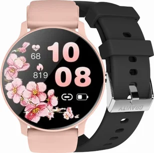 Gravity GT1-5 PRO PK/PK/BK Różowy - Smartwatch - miniaturka - grafika 1