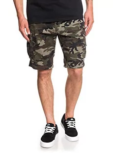 Quiksilver Crucial Battle - szorty bojówki dla mężczyzn szorty cargo - nadruk kamuflażu kluczowa bitwa, 32 EQYWS03456-303-32 - Kąpielówki męskie - miniaturka - grafika 1