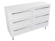 Szafki łazienkowe - Szafka Stojąca Z Blatem ATH 120 cm S Prawa - Biały Mat - Uchwyty Chromowane - miniaturka - grafika 1