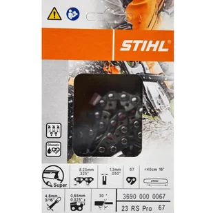 Łańcuch Stihl do pilarek łańcuchowych RS .325" 1,3mm 67 ogniw - Akcesoria do urządzeń ogrodniczych - miniaturka - grafika 1