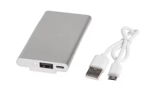 Powerbank CLIP, biały, srebrny - Powerbanki - miniaturka - grafika 1