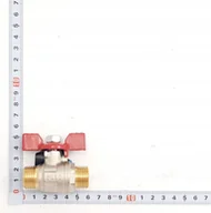 Zawory i kraniki - BALL VALVE BUTERFLY HAND 1/2MM - miniaturka - grafika 1