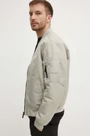 Kurtki męskie - Calvin Klein kurtka bomber męski kolor beżowy przejściowa K10K109907 - miniaturka - grafika 1