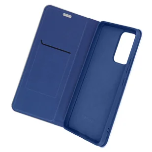 Etui Folio Do Galaxy A53 5G Carbon Card Holder Forcell Luna Book Carbon Niebieskie - Etui i futerały do telefonów - miniaturka - grafika 1