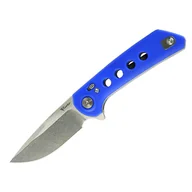 Noże - Nóż składany Reate PL-XF-13 Blue G10, Stonewashed Nitro-V - miniaturka - grafika 1