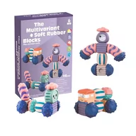 Zabawki sensoryczne - Ludziki z Jowisza - miękkie klocki sensoryczne 16 elementów - miniaturka - grafika 1