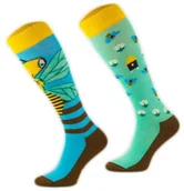 Skarpetki jeździeckie - Comodo Podkolanówki jeździeckie PSZCZOŁA I ULE - miniaturka - grafika 1