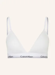 Calvin Klein Biustonosz Trójkątny Icon Cotton Modal weiss - Biustonosze - miniaturka - grafika 1