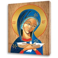Ikony i obrazy sakralne - Obraz religijny na płótnie Pneumatofora - Matka Boża niosąca Ducha Świętego - miniaturka - grafika 1