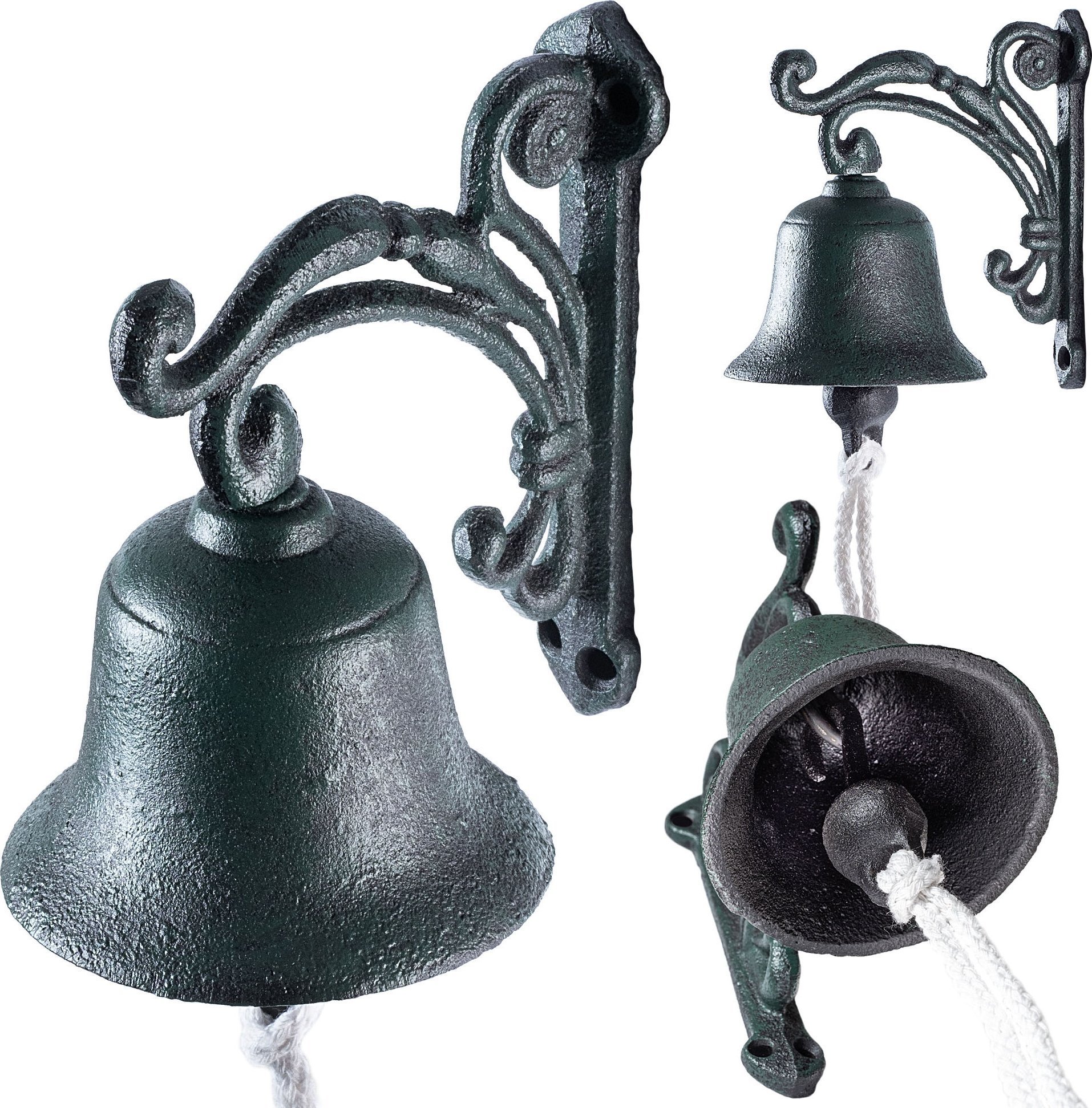 Kadax KADAX Żeliwny dzwonek dekoracyjny zielony