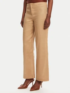 BARDOT Spodnie materiałowe Balia Hipster 59854PB Beżowy Regular Fit - Spodnie damskie - miniaturka - grafika 1