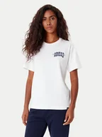 Koszulki i topy damskie - adidas T-Shirt Collegiate Graphic JV8545 Biały Regular Fit - miniaturka - grafika 1
