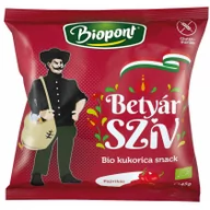 Inne przekąski suche - CHRUPKI KUKURYDZIANE O SMAKU PAPRYKOWYM BEZGLUTENOWE BIO 45 g - BIOPONT - miniaturka - grafika 1