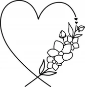 Pasmanteria - Naprasowanka Kwiaty Linii Termo Naklejka Na Odzież - miniaturka - grafika 1