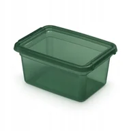 Pudła i pojemniki do przechowywania - Pojemnik MOXOM plastikowy pudło pokrywa 1,5l 14x19x9 cm - miniaturka - grafika 1
