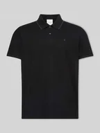 Koszulki męskie - Koszulka polo z logo w formie haftu z czystej bawełny - miniaturka - grafika 1