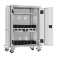 Meble do szkół i przedszkoli - Wózek mobilny do ładowania 32 tabletów, telefonów i 2 laptopów - wersja z Access Point - miniaturka - grafika 1