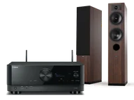 Kino domowe - Yamaha RX-V6A (czarny) + Tesi 5 (mokka) - miniaturka - grafika 1