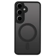 Etui i futerały do telefonów - Etui TECTO SHIELD Satin Matt Mag do Samsung Galaxy S24 Plus Czarny - miniaturka - grafika 1