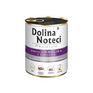 Mokra karma dla psów - Dolina Noteci Premium Królik z żurawiną 12 x 800 g mokra karma dla psów Królik z żurawiną 12x800g - miniaturka - grafika 1