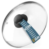 Pokrywki - Pokrywka szklana żaroodporna do garnka garnków patelni 20cm VILDE 199024 - miniaturka - grafika 1