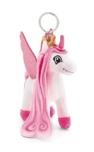 Breloczek Jednorożec Lissy PONY Tamani 10cm biały - Pluszowy towarzysz przytulanka zwierzęca z kółkiem na klucze do smyczy, torby albo plecaka