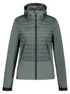 Kurtki i kamizelki sportowe damskie - Icepeak Kurtka hybrydowa "Deerton" w kolorze khaki - miniaturka - grafika 1