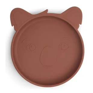 Nuuroo silikonowy talerzyk obiadowy duży KOALA Mahogany - Śliniaki i fartuszki - miniaturka - grafika 1