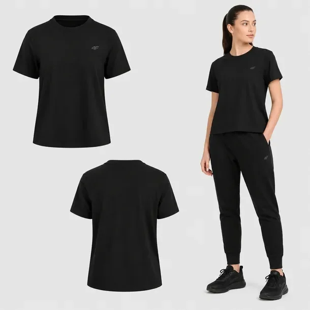 Koszulka Damska 4f T-shirt Sportowy Bawełniany Na Co Dzień Xxl F3310 Ss26