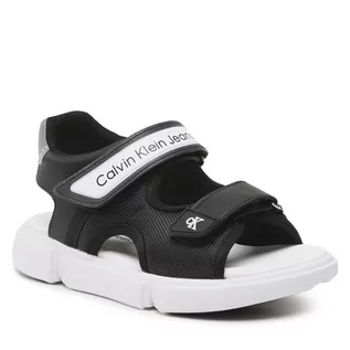 Buty dla chłopców - Trampki Calvin Klein Jeans V3B2-80614-0211 M Black 999 - grafika 1