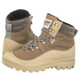 Buty Trapery Damskie Palladium Pallabrousse Beżowe - Buty trekkingowe damskie - miniaturka - grafika 1