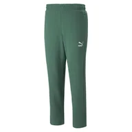 Spodnie męskie - Męskie Spodnie PUMA T7 TRACK PANTS DK 53819937 – Zielony - miniaturka - grafika 1