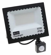 Lampy ogrodowe - HALOGEN Naświetlacz Lampa LED SMD z CZUJNIKIEM Ruchu Zmierzchu 50W 273S - miniaturka - grafika 1