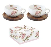 Filiżanki - Nuova R2S Zestaw 2 filiżanek espresso Sakura 1081 SAKU - miniaturka - grafika 1