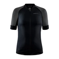 Koszulki rowerowe - Damska Koszulka CRAFT ADV ENDUR LUMEN JERSEY W 1910555-999000 – Czarny - miniaturka - grafika 1