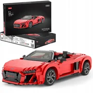 Klocki - Klocki Rastar Audi R8 Spyder 1:14 Samochód 1440 ele Zestaw 93800 - miniaturka - grafika 1
