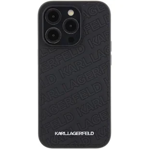 Etui Karl Lagerfeld Quilted K Pattern na iPhone 15 Pro - czarne - Etui i futerały do telefonów - miniaturka - grafika 3